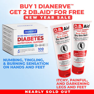New Year Promo: Buy 1 Dianerve B-Complex with Vit. C + Zinc + Moringa Get 2 DBAid Magnesium Cream Free