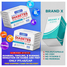 Load image into Gallery viewer, New Year Promo: Buy 1 Dianerve B-Complex with Vit. C + Zinc + Moringa Get 2 DBAid Magnesium Cream Free
